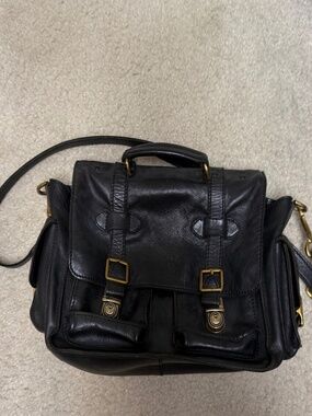 Vintage Viera by Ragazze Nappa Leather Messenger Bag